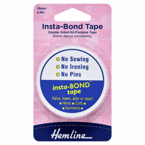 Hemline Insta-Bond Tape Double Sided No Sew No Iron No Pins