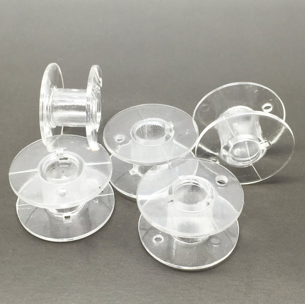 10 x Plastic Bobbin 2.2cm X 1.1cm