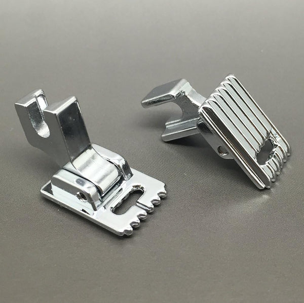 Compatible Pintuck Screw On Low Shank Sewing Machine Presser Foot 5 Grooves,for Domestic Sewing Machines