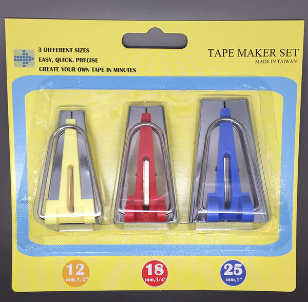 Bias Tape Makers Kit 3 Piece