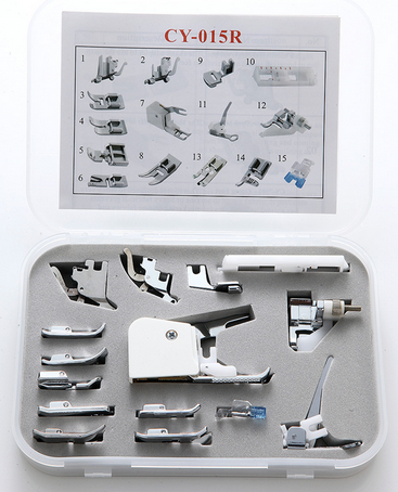 15 Piece Presser Feet Kit