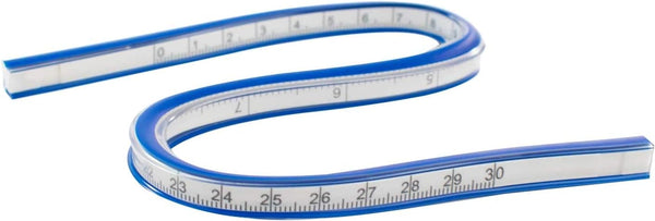 Flexible Vinyl Plastic French Curve Ruler for Drawing Design 30cm  Measuring Tape – Arts & Crafts-Sewing