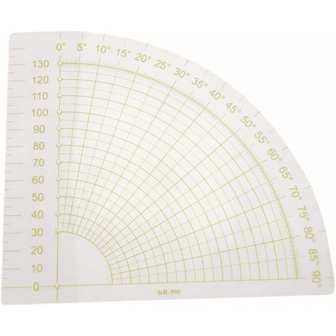 Hard Plastic Right Angle 90⁰ Sector Quilt Patchwork Ruler