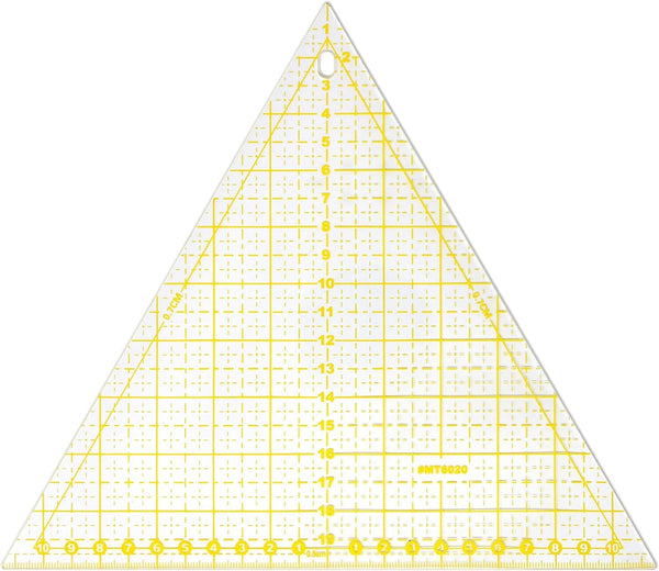 Triangle Quilting Template 20cm Ruler