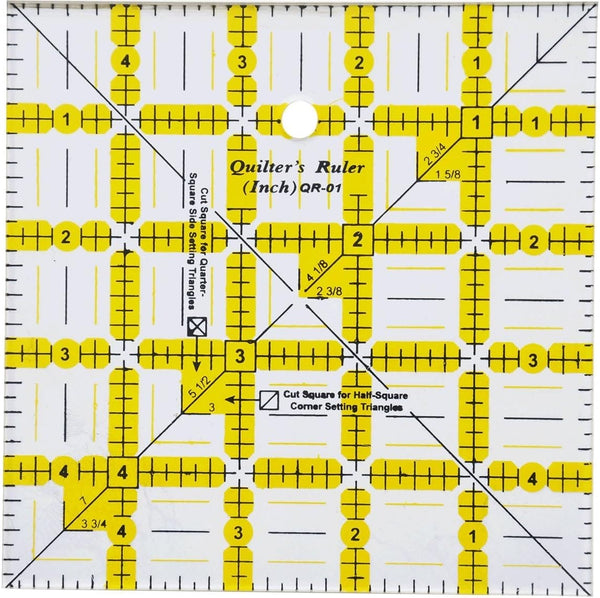 Non-Slip Quilter's Ruler-5"X5"