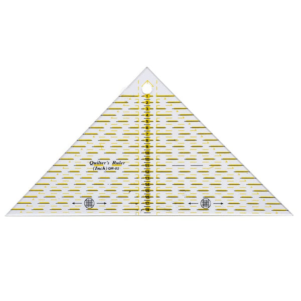 Triangle quilters ruler