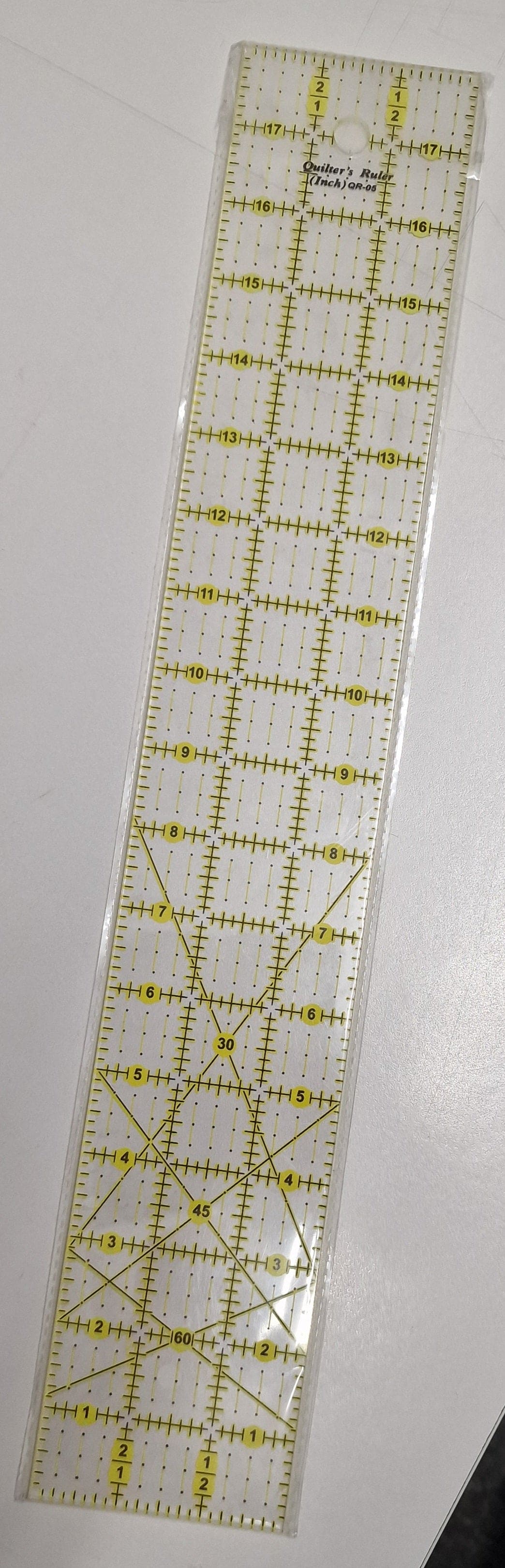 Philips Stitching Ruler Acrylic Measuring Patchwork Sewing Ruler with Grid Line for Sewing and ...