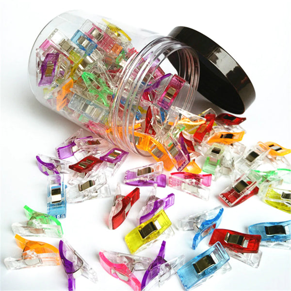 120 Wonder Clips Assorted Colours and Sizes