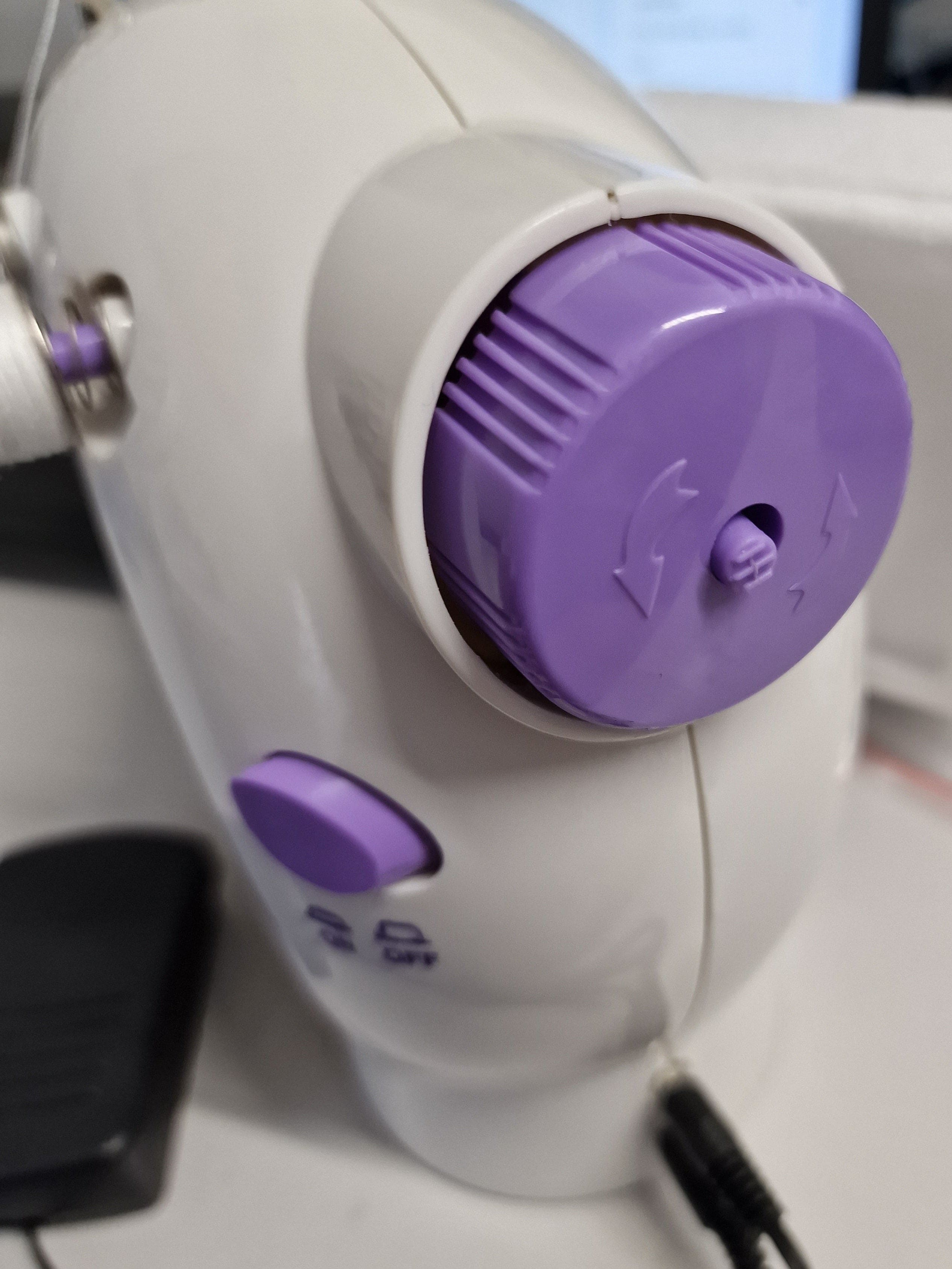 Mini Sewing Machine Wth Double Threads And Two Speed Control Foot Peda ...