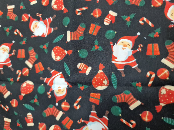 5pcs 10"x10" Christmas Theme Polyester Fabric sewing Quilt Fabric