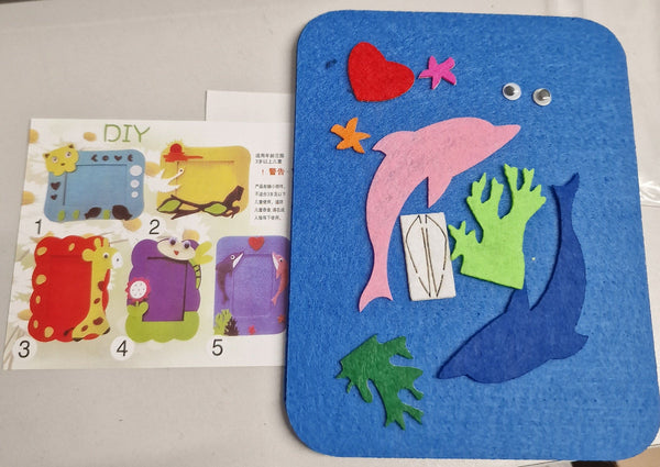 Sea View Felt Ocean animals Template Arts n Craft