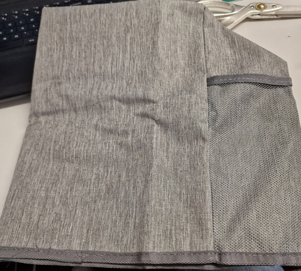 Sewing Machine Cover with Pockets Dust Cover Compatible with Most Standard Sewing Machines Colour Grey 12.75"x8.5"x17"